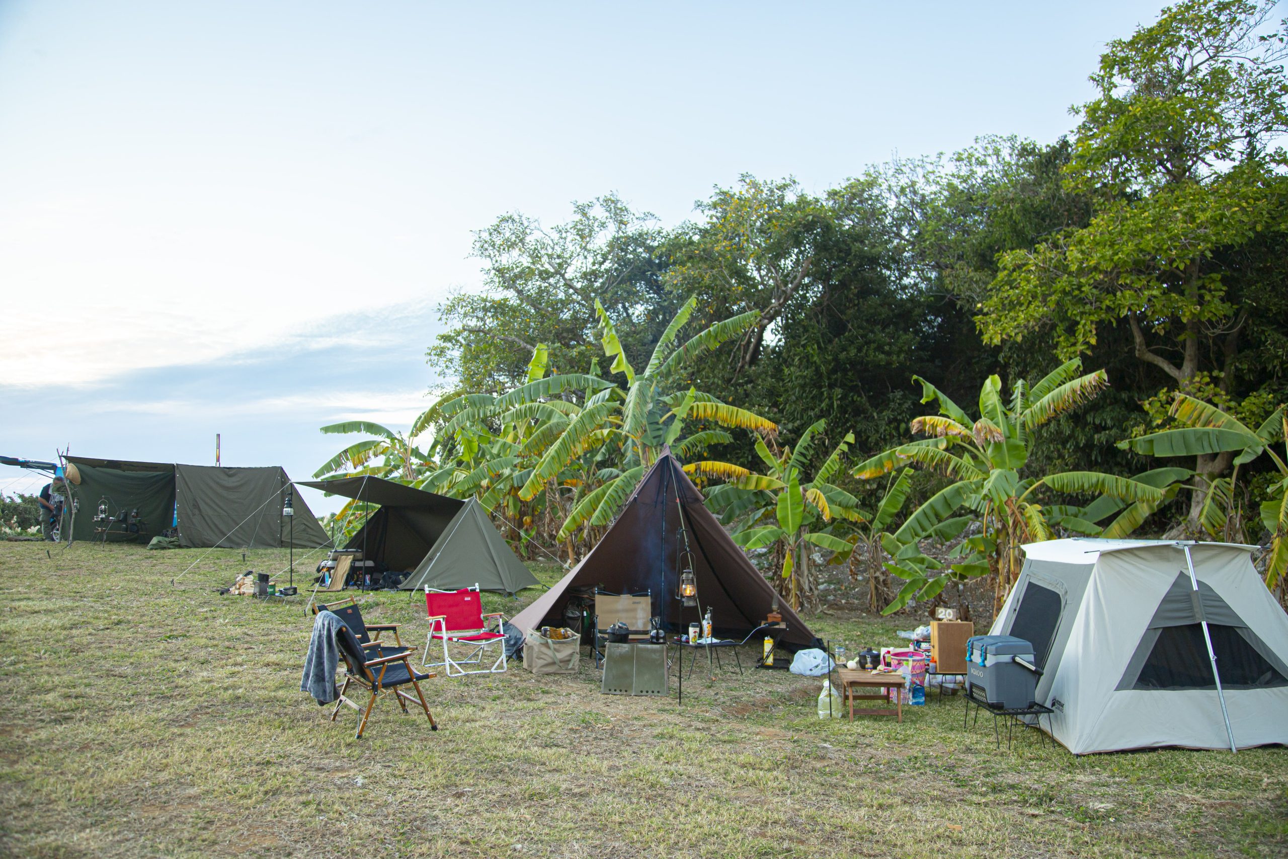【古宇利島キャンプ庭園】古宇利島で感じるアートと自然の調和。家族で楽しむキャンプの新しい形！