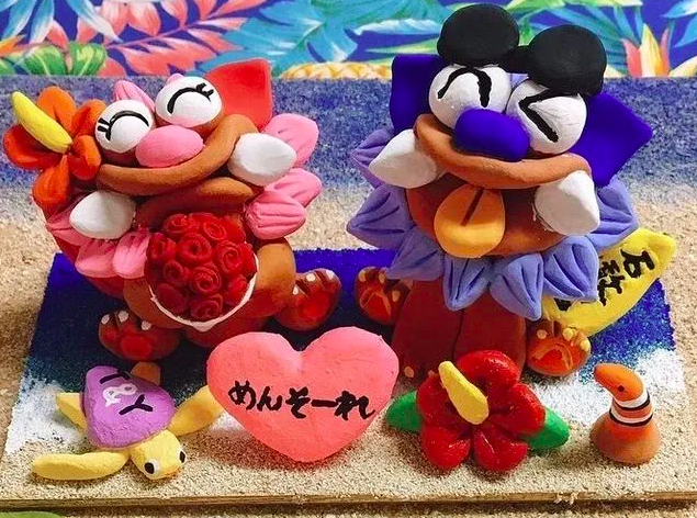 【Enjoy工房】琉球漆喰や琉球陶土を使う！沖縄伝統の手作りシーサー体験