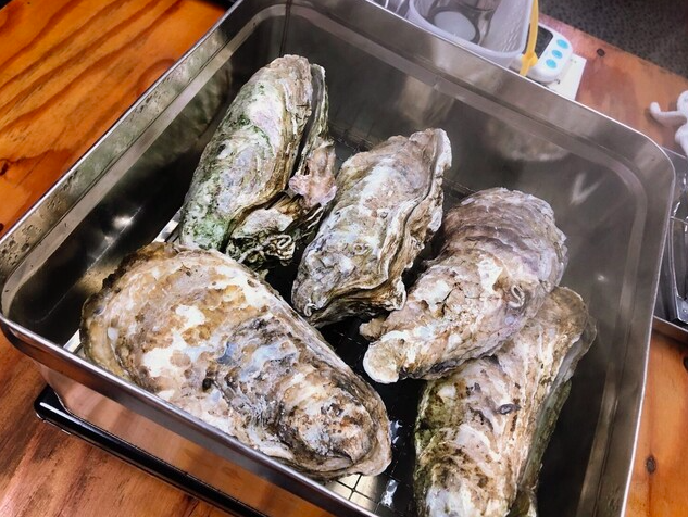 牡蠣のガンガン焼き