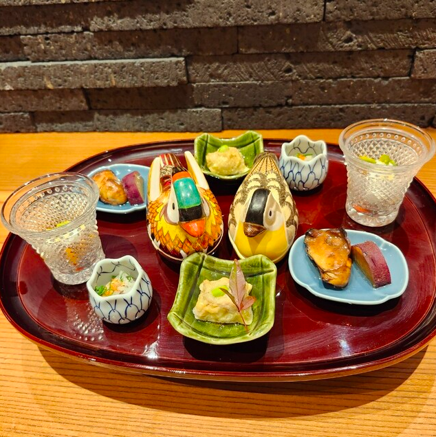 梯子のボーンブロス懐石