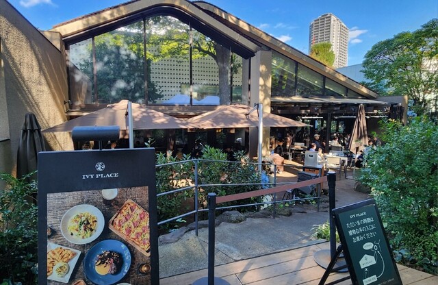 【IVY PLACE】子連れに優しいカフェ♡緑あふれるテラスでバターミルクパンケーキ