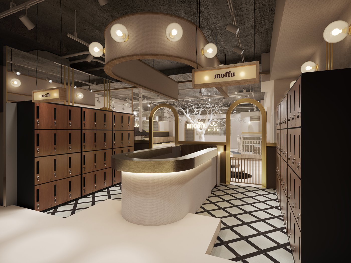 【サモエドカフェmoffu 原宿店】一緒に写真も◎白いもふもふ大型犬に囲まれる癒しのひととき♡