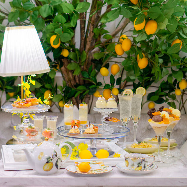 瀬戸内レモンの丸ごとレモネード付きアフタヌーンティー