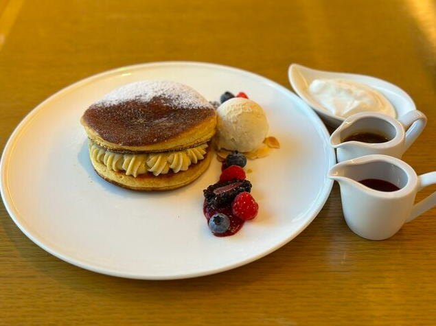 ブリュレ風パンケーキ