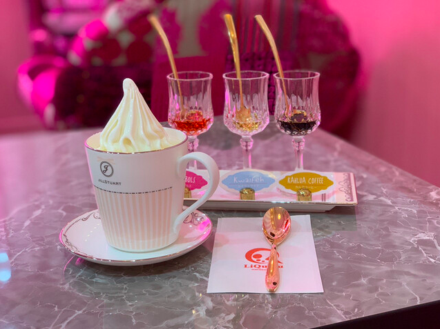 ソフトクリーム+リキュール3種