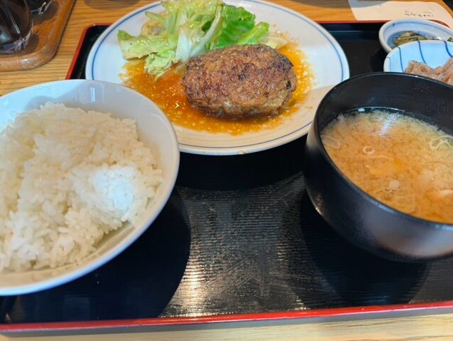 ハンバーグ定食（和風ソース）