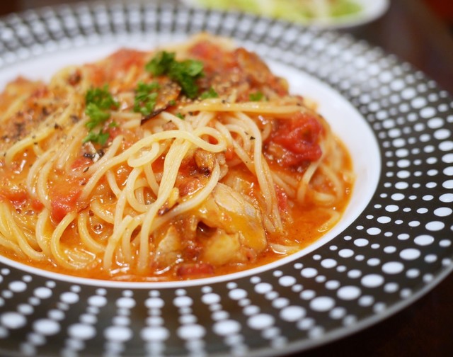 赤いカルボナーラ