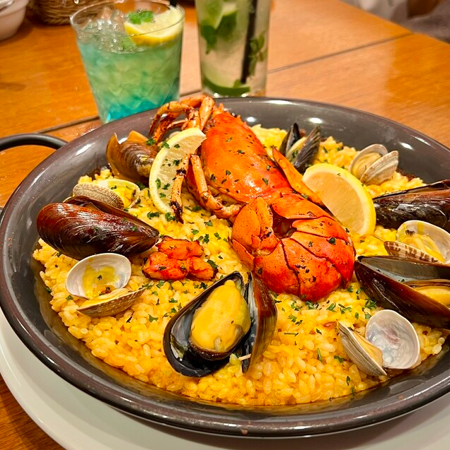 オマール海老のパエリア
