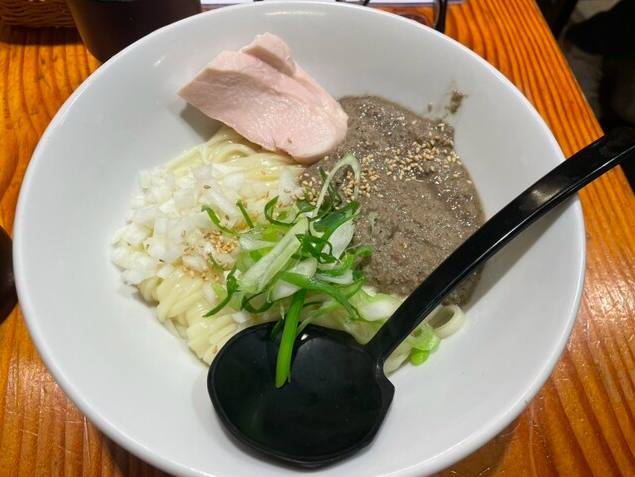 煮干しぶっかけうどん 温