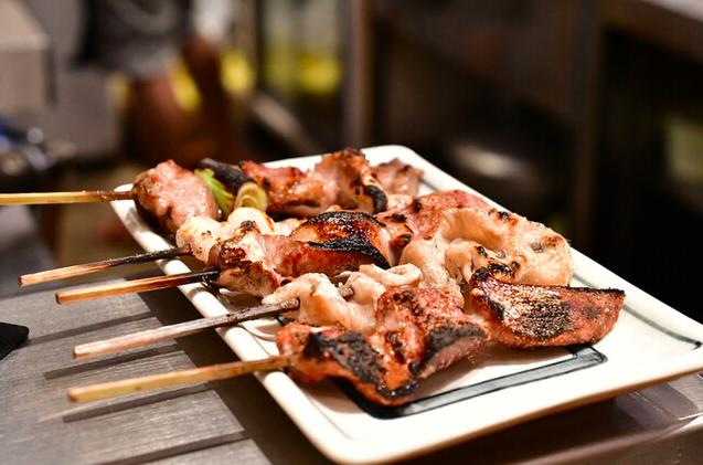 もつ焼き盛合せ おまかせ (5本)