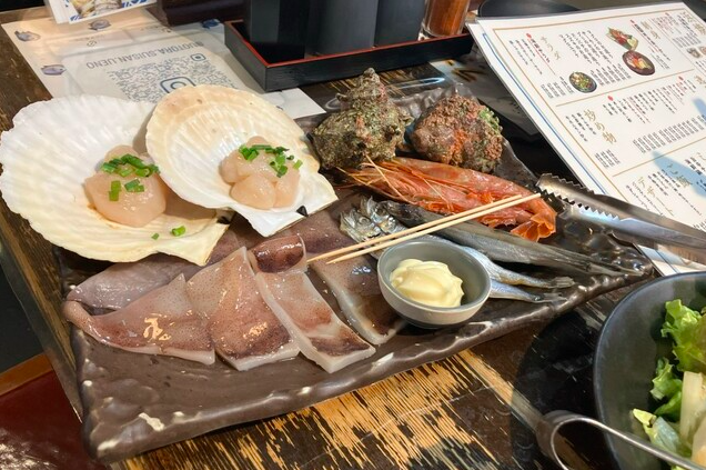 浜焼き5種盛り合わせ 具材