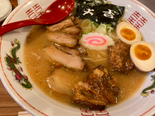 しあわせチャーシュー味玉ラーメン