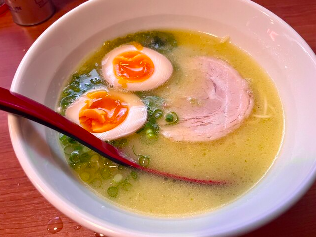 からし鶏ぱいたん味玉らーめん