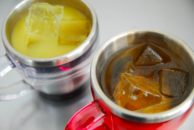 フレーバーティとソフトドリンク