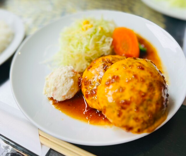 【人気】Wチーズハンバーグ