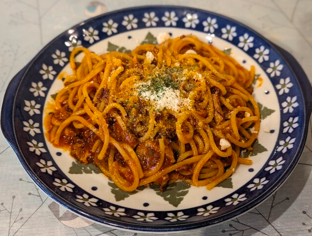 牛すじミートパスタ