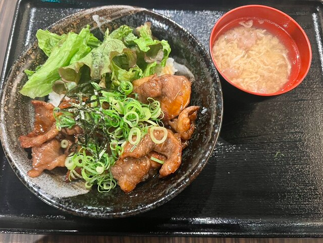 上カルビ丼
