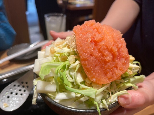 明太もちチーズもんじゃ