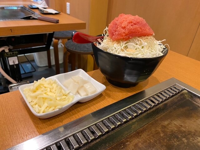 めんたい餅チーズもんじゃ