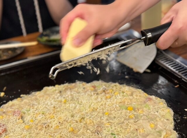 クラムチャウダーもんじゃ