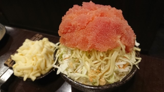 明太クリームもんじゃ