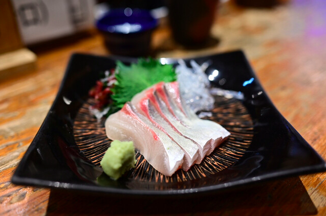 本日の刺身: しまあじ