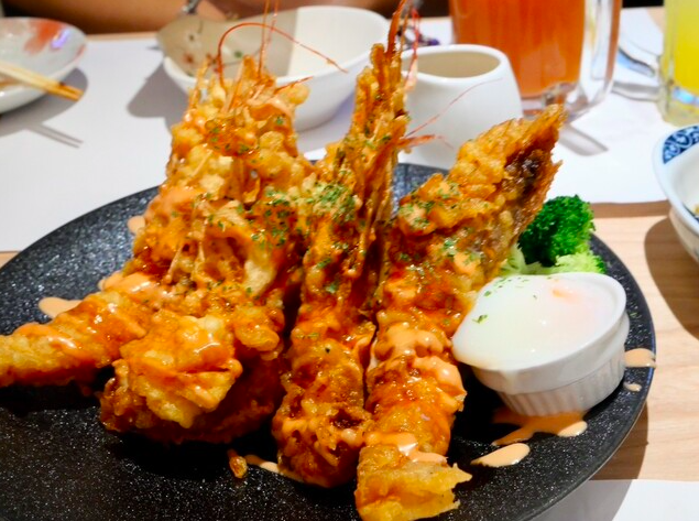 たまやの大海老マヨネーズソース