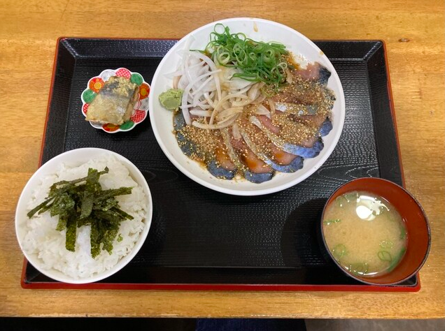 【一番人気】トロさば丼定食