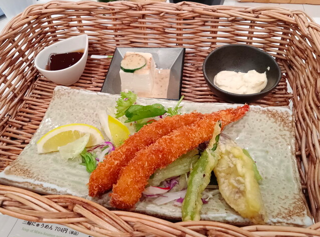 海老フライ かご農膳