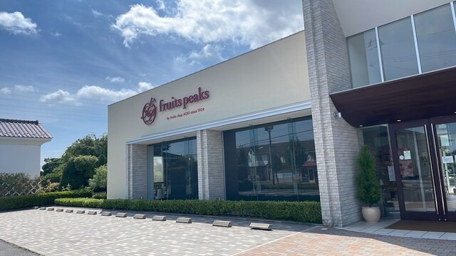 【フルーツピークス本店】完熟フルーツを丸ごと堪能♡タルトとパフェで癒しひととき