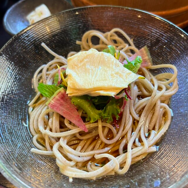 ランチ 納涼セットの蕎麦