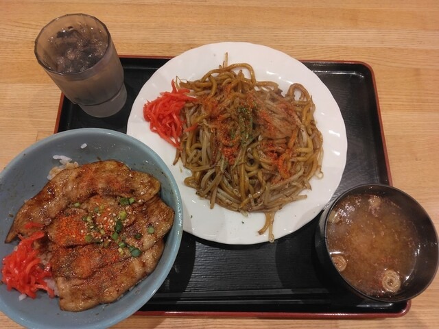 浪江焼きそ&ミニ豚丼セット