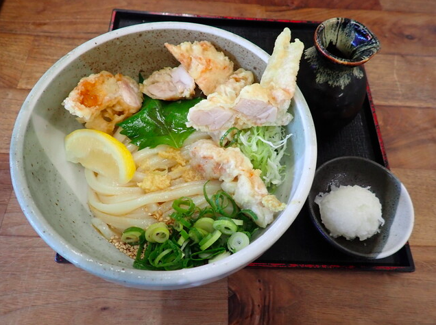 とり天ぶっかけ