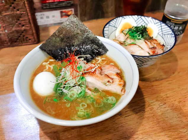 鶏そば＋特製、特製鶏めし