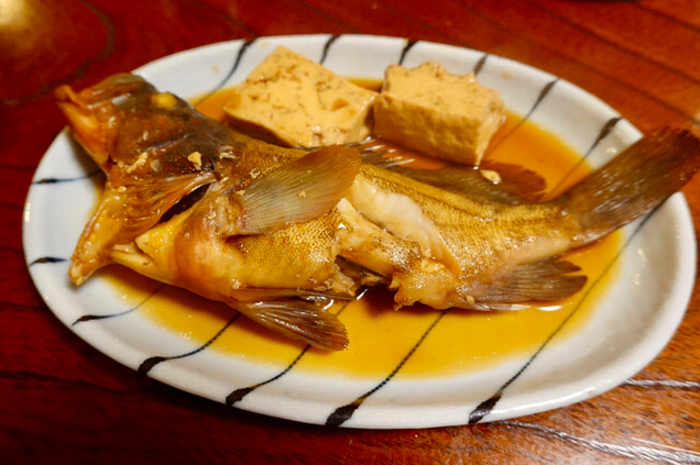 アコウの煮付け