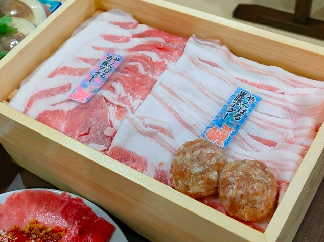 黒豚&白豚のアグーしゃぶしゃぶ