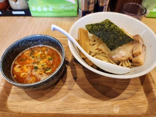 辛つけ麺＋半ライス