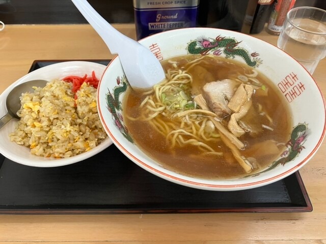 醤油ラーメン＋炒飯