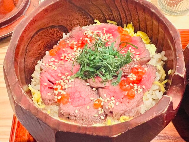 黒毛和牛の和牛肉まぶし